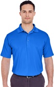 UltraClub Mens Elite Performance Interlock Polo ROYAL Pocket