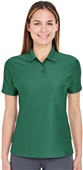 UltraClub Ladies Cool & Dry Elite Performance Polo Forest Green Pocket