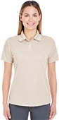 UltraClub Ladies Cool & Dry Stain-Release Polo STONE Pocket