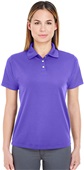 UltraClub Ladies Cool & Dry Stain-Release Polo PURPLE Pocket