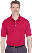 UltraClub Mens Cool & Dry Stain-Release Polo CARDINAL Pocket