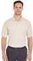 UltraClub Mens Cool & Dry Mesh Pique Polo 8210 STONE Pocket