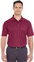 UltraClub Mens Cool & Dry Mesh Pique Polo 8210 MAROON Pocket