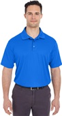 UltraClub Mens Cool & Dry Mesh Pique Polo 8210 ROYAL Pocket