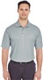 UltraClub Mens Cool & Dry Mesh Pique Polo 8210 SILVER Pocket