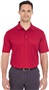 UltraClub Mens Cool & Dry Mesh Pique Polo 8210 CARDINAL Pocket