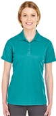 UltraClub Ladies Cool & Dry Mesh Piqué Polo 8210L JADE Pocket