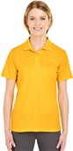 UltraClub Ladies Cool & Dry Mesh Piqué Polo 8210L GOLD Pocket