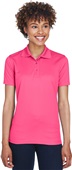 UltraClub Ladies Cool & Dry Mesh Piqué Polo 8210L HELICONIA Pocket