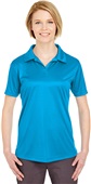 UltraClub Ladies Cool & Dry Interlock Polo SAPPHIRE Pocket