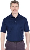 UltraClub Mens Cool & Dry Interlock Polo NAVY Pocket