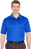 UltraClub Mens Cool & Dry Sport Polo ROYAL Pocket