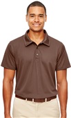 Team 365 Mens Command Snag-Protection Polo SPORT DARK BROWN Pocket