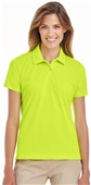 Team 365 Ladies Command Snag-Protection Polo SAFETY YELLOW Pocket