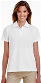 Team 365 Ladies Command Snag-Protection Polo WHITE Pocket