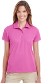 Team 365 Ladies Command Snag-Protection Polo SPORT CHARITY PINK Pocket