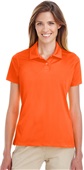 Team 365 Ladies Command Snag-Protection Polo SPORT ORANGE Pocket