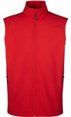 Core365 Mens Two-Layer Fleece Bonded Vest CLASSIC RED Pocket
