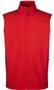 Core365 Mens Two-Layer Fleece Bonded Vest CLASSIC RED Pocket