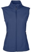 Core365 Ladies Cruise Two-Layer Fleece Bonded Vest CLASSIC NAVY Pocket