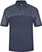 Badger Adult Tonal Blend Polo NAVY/NAVY TONAL BLEND Pocket