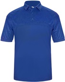 Badger Adult Tonal Blend Polo ROYAL/ROYAL TONAL BLEND Pocket