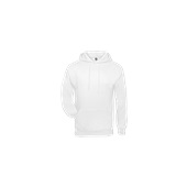 C2 Adult Youth Fleece Hoodie WHITE Front