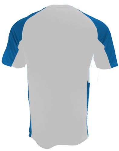 Augusta Adult/Youth Cutter Baseball Jersey WHITE/ROYAL 