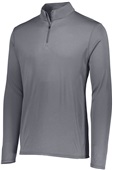 Augusta Adult Womens Youth Attain 1/4 Zip Pullover Jacket GRAPHITE Pocket