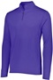Augusta Adult Womens Youth Attain 1/4 Zip Pullover Jacket PURPLE Pocket