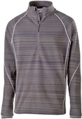 Adult Half Zip Pullover Jacket (Black,Carbon,Forest,Maroon,Navy,Royal,Red,White) CARBON Pocket