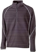 Adult Half Zip Pullover Jacket (Black,Carbon,Forest,Maroon,Navy,Royal,Red,White) BLACK Pocket