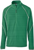Adult Half Zip Pullover Jacket (Black,Carbon,Forest,Maroon,Navy,Royal,Red,White) FOREST Pocket