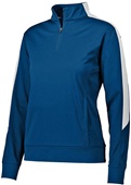 Augusta Ladies Medalist 2.0 Pullover Jacket NAVY/WHITE Pocket