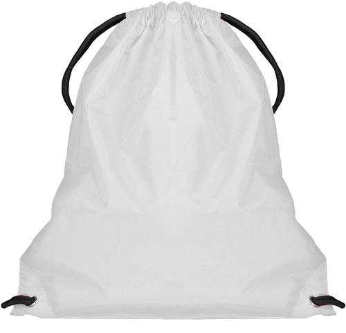 Augusta Sportswear Cinch Drawstring Bag WHITE 