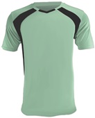 Epic Adult/Youth Madrid V-Neck Soccer Jersey ARMY GREEN/BLACK Front