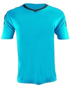 Epic Adult Youth Munich V-Neck Soccer Jersey OPTIC BLUE/BLACK Front