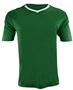 Epic Adult/Youth Munich V-Neck Soccer Jersey FOREST/WHITE Front