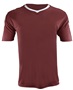 Epic Adult Youth Munich V-Neck Soccer Jersey MAROON/WHITE Front