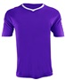 Epic Adult/Youth Munich V-Neck Soccer Jersey PURPLE/WHITE Front