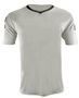 Epic Adult/Youth Munich V-Neck Soccer Jersey SILVER/BLACK Front