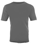 Epic Cool Performance Dry-Fit Crew T-Shirt Jerseys (23- Colors Available) CHARCOAL Front