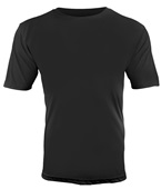 Epic Cool Performance Dry-Fit Crew T-Shirt Jerseys (23- Colors Available) BLACK Front