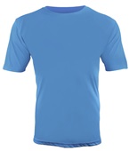 Epic Cool Performance Dry-Fit Crew T-Shirt Jerseys (23- Colors Available) LIGHT BLUE Front