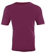 Epic Cool Performance Dry-Fit Crew T-Shirt Jerseys (23- Colors Available) MAROON Front