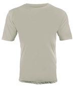 Epic Cool Performance Dry-Fit Crew T-Shirt Jerseys (23- Colors Available) SILVER Front