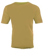 Epic Cool Performance Dry-Fit Crew T-Shirt Jerseys (23- Colors Available) VEGAS GOLD Front