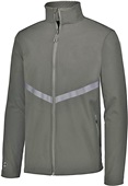 Adult Full Zip, Front Pockets, Soft Shell Jacket ( Black,Carbon,Navy,Royal,Red,White) CARBON Pocket