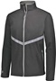 Adult Full Zip, Front Pockets, Soft Shell Jacket ( Black,Carbon,Navy,Royal,Red,White) BLACK Pocket