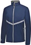 Adult Full Zip, Front Pockets, Soft Shell Jacket ( Black,Carbon,Navy,Royal,Red,White) NAVY Pocket